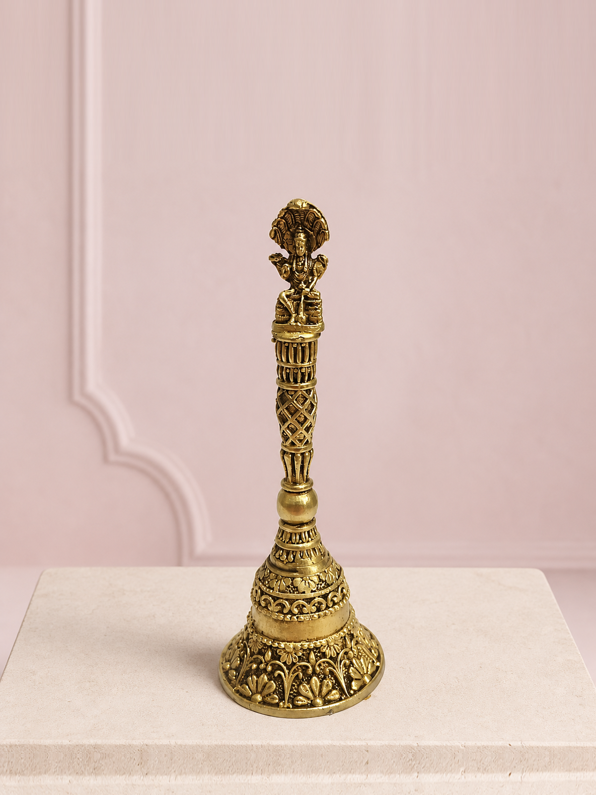 ganesha finial pooja bell premium product image