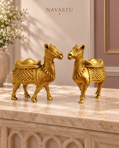 NAVASTU ChatGPT ad creative 2026-10-13 | classic-brass-camel-pair