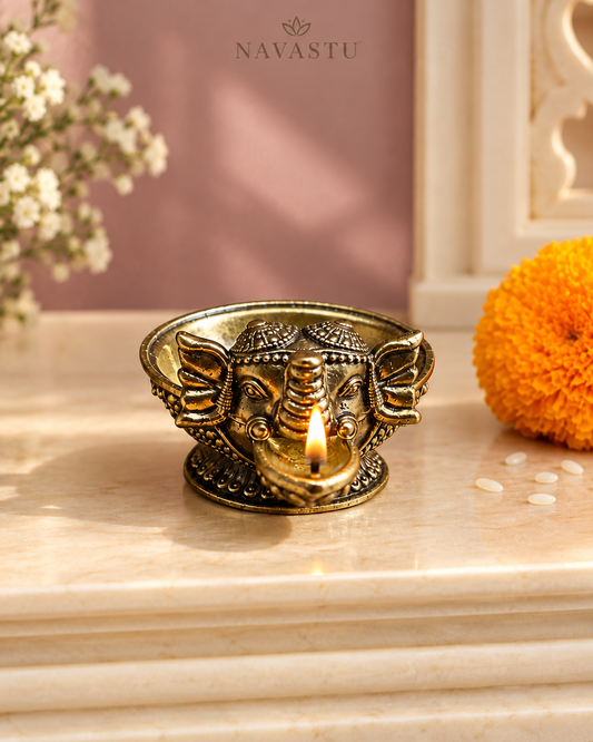 NAVASTU ChatGPT ad creative 2026-10-13 | ganesha-brass-diya-bowl