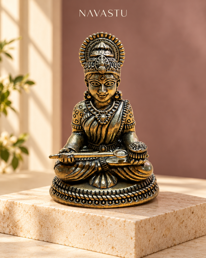 NAVASTU ChatGPT ad creative 2026-10-13 | goddess-annapurna-brass-idol