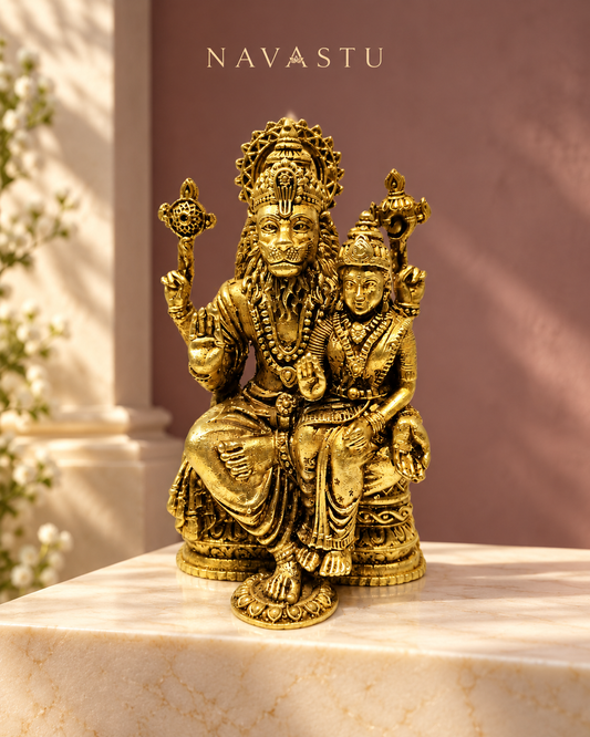 NAVASTU ChatGPT ad creative 2026-10-13 | lakshmi-narasimha-brass-idol-4-inch