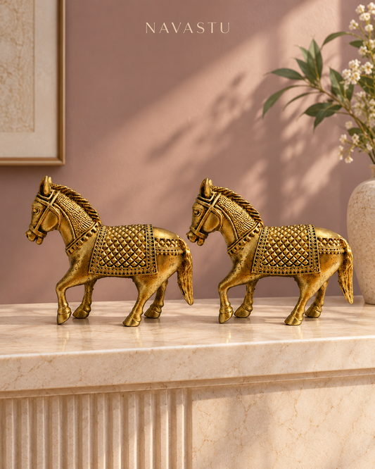 NAVASTU ChatGPT ad creative 2026-10-13 | large-brass-horse-pair