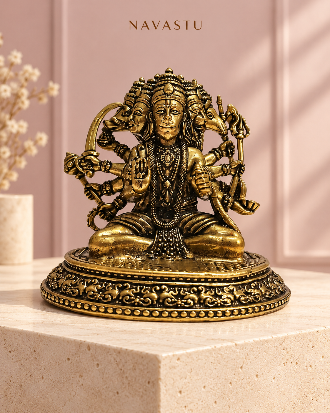 NAVASTU ChatGPT ad creative 2026-10-13 | panchmukhi-hanuman-brass-idol