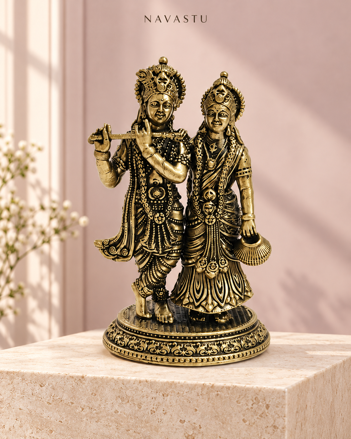 NAVASTU ChatGPT ad creative 2026-10-13 | radha-krishna-brass-idol