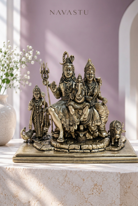 NAVASTU ChatGPT ad creative 2026-10-13 | shiva-parivar-brass-idol