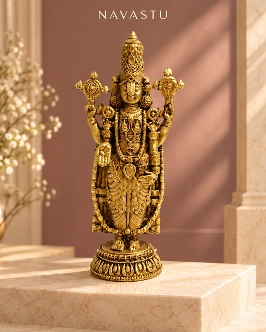 NAVASTU ChatGPT ad creative 2026-10-13 | standing-venkateswara-brass-idol-1